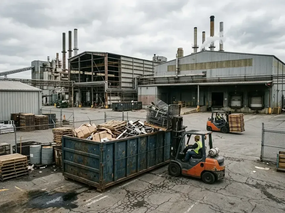 industrial-factory-scrap-conta-003 — frequently asked questions, Cheap Roll-off Dumpster Rentals in St. Peters, MO
